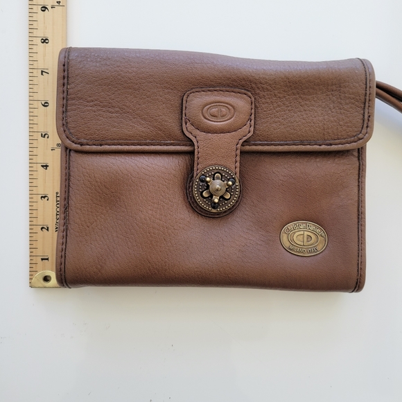 Christian Daniel | Brown Leather Large Clutch - Picture 11 of 11